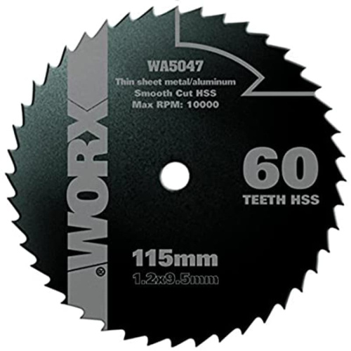 Пильный диск по металлу WORX WA5047 60T HSS